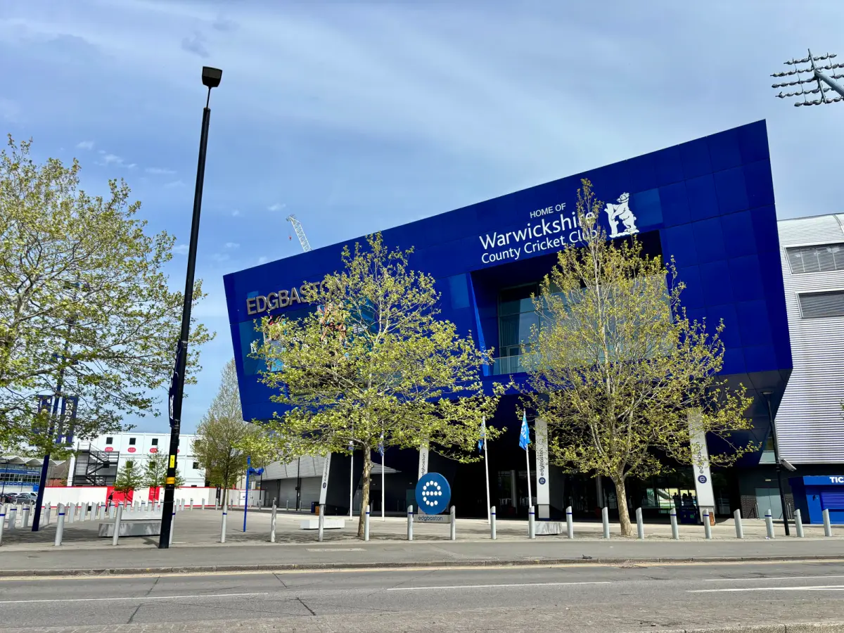 Edgbaston Cricket Ground. National and International matches galore throughout the summer.