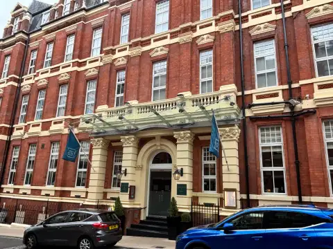 Hotel du Vin Birmingham used to be a hospital and has fantastic presence on Church Street. 