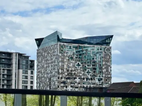The Cube is a prominent landmark and visible from the Hyatt. Its home to a Marco Pierre White restaurant which is renowned for an exceptional dining experience. 