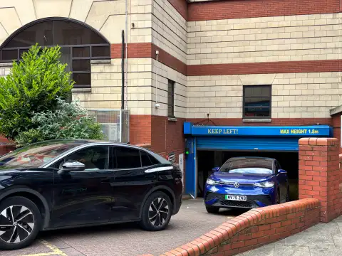 Novotel Birmingham Centre cat park is accessed via the ramp to the right of the entrance as you face the hotel. 