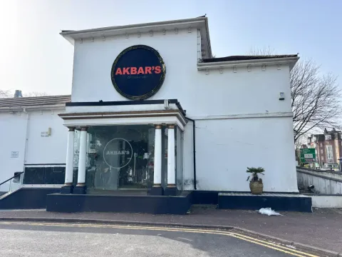 Akbar’s restaurant is on the same site. 