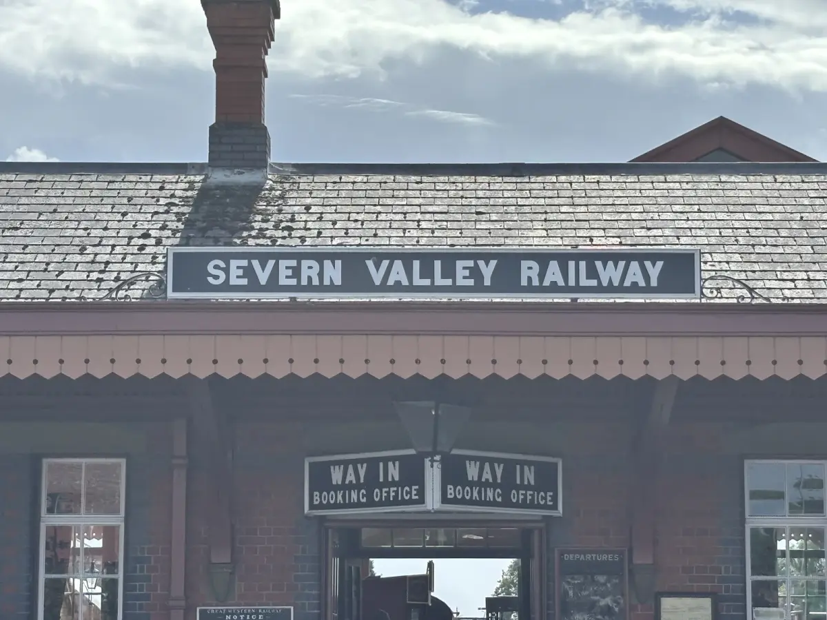 Severn Valley Railway hotel exterior with historic steam train station charm and Victorian architecture